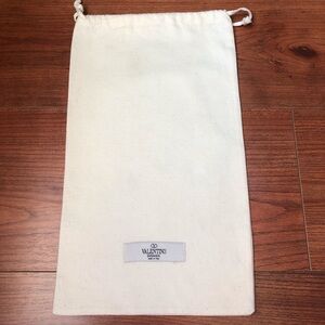 Valentino Garavani White Dust Bag 14.5 x 8.5